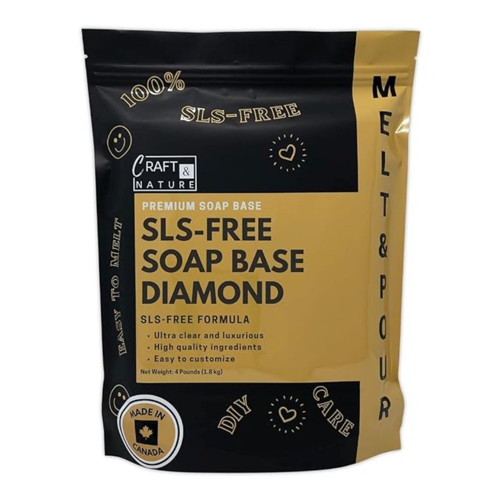 Craft & Nature 4 LB SLS-Free Unscented moisturizing soap base